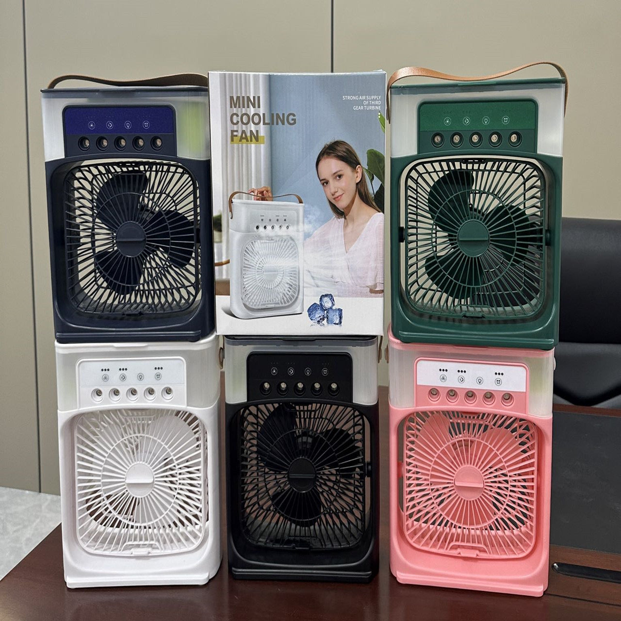 Portable 3-in-1 Air Cooler Fan – Mini AC for Room, Office & Car | Fast Cooling + Humidifier | Ships from USA 🇺🇸